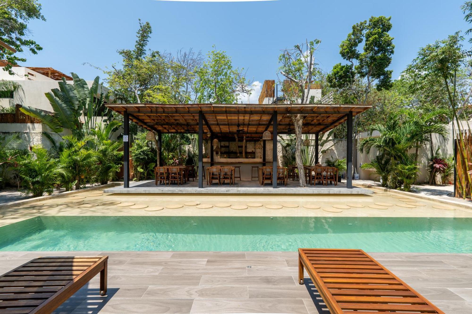 Moonstone - With Private Pool And 24hrs Security & Club Access Pousada Tulum