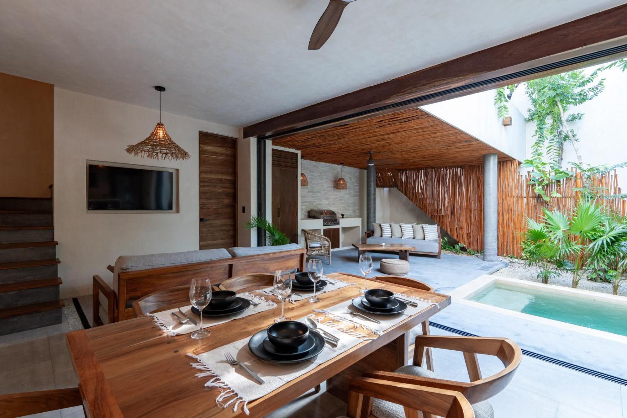 Moonstone - With Private Pool And 24hrs Security & Club Access Pousada Tulum